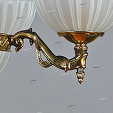 Люстра подвесная Ambiente by Brizzi Navarra, 10 ламп, бронза с белым