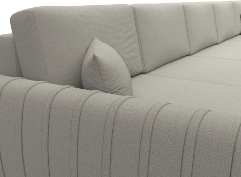 Диван П-образный Лига-057 НПБ МегаЛонг Лига Диванов (Рогожка) арт.129350