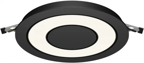 Встраиваемый светильник Maytoni Vector DL102-12W4K-B (LED, 220V, круглые)