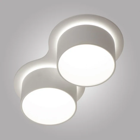 Встраиваемый двойной точечный светильник AM Group АМ 472/2 AM472/2-WH