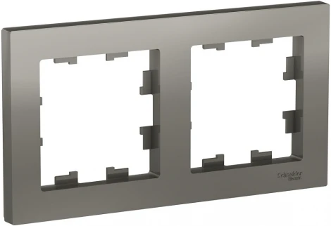 Рамка на 2 поста (сталь) Systeme Electric AtlasDesign ATN000902