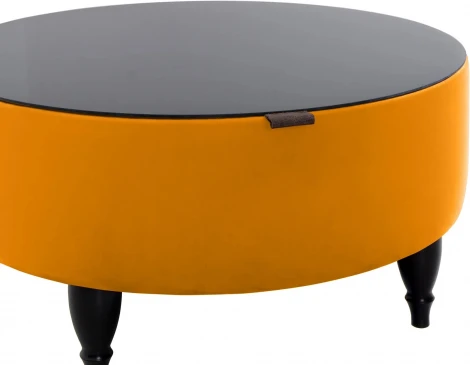 Стол журнальный Italia ОГОГО (арт.339977), (ЛДСП/Желтый)