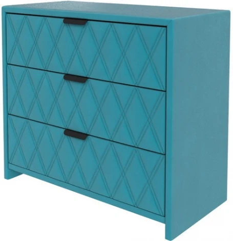 PROxSON Комод Side (Ткань: Велюр Forest 562 Голубой) 94x45