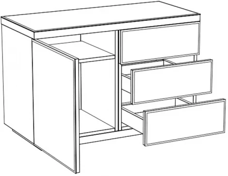 Сервант Kristal ОГОГО 330984