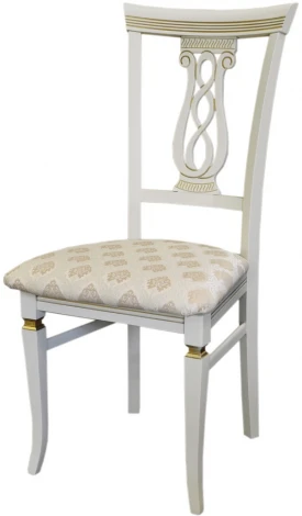 Стул Агнесс слоновая кость/золото, Маркус ваниль от фабрики Mebelik