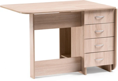 Стол-книжка Mobi Глория 606 М с ящиками дуб сонома 264872