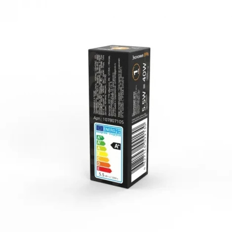 Лампочка светодиодная капсульная прозрачная колба G4 5 Вт 480 lm 3000K теплое белое свечение Gauss 107807105