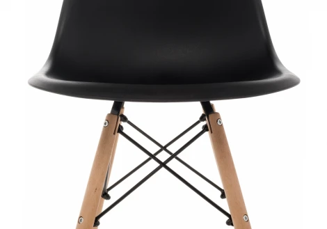 Пластиковый стул Woodville Eames PC-015 черный 11177