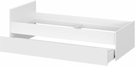 Кровать Woodville Валенсия белый текстурный