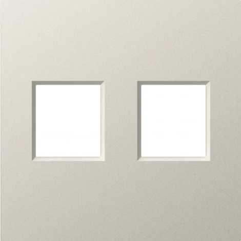 Накладка 2-я для розеток RJ45,TV,SAT, матовый кашемир Donel A07 DE86935