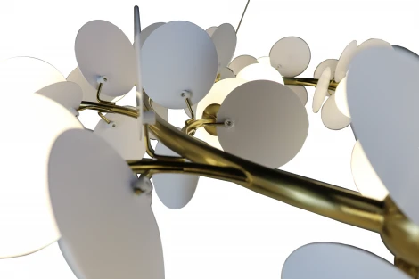 Подвесная люстра Zortes Floret ZRS.01201.18 (220V, на тросе, шарики)