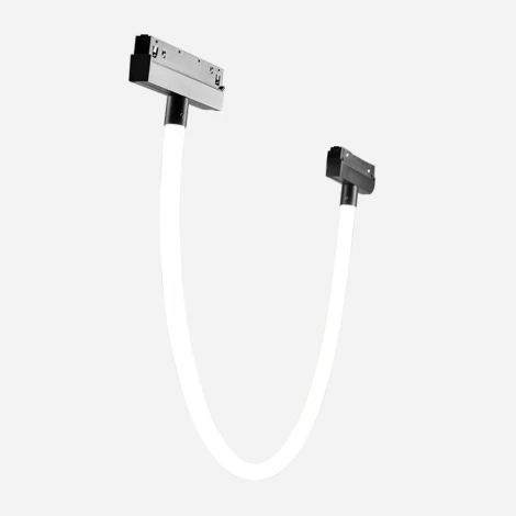 Светильник с гибким неоном трековый магнитный Crystal Lux Space CLT 0.33 018 12W BL 4000K (LED, 48V)