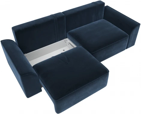 Диван прямой Лига-048 НПБ Лига Диванов (Велюр) арт.128231