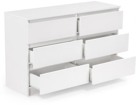 Комод Woodville Мадера К6М белый 497489