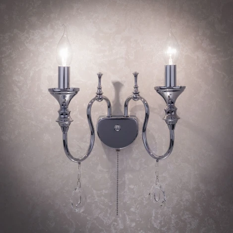 Бра Citilux Рига CL437321 (220V, подвески, выключатель, подсвечник, свеча)