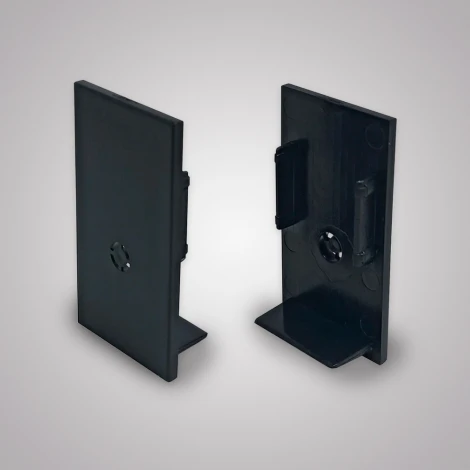 Торцевая заглушка черная AM Group AM554 BK