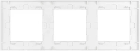 Рамка стеклянная FRM-GLARE-GS-3-WH (Arlight) 043799