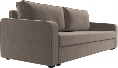 Диван прямой Лига-009 (Коричневый/Велюр) Лига Диванов арт.118044