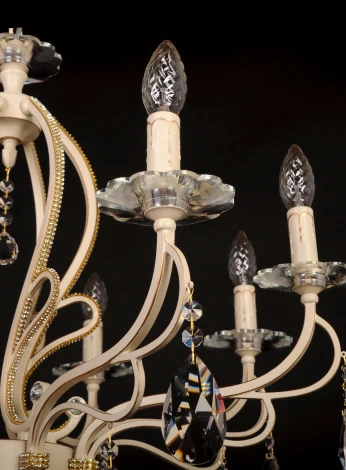 Подвесная люстра Abrasax Petra 3004/8P (220V, на цепи, свеча)