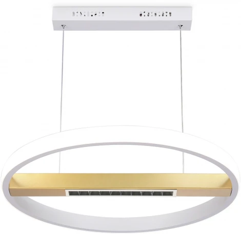 Подвесной светодиодный светильник Ambrella Comfort FL51488 (регулировка яркости, 220V, пульт управления, на тросе, кольцо)