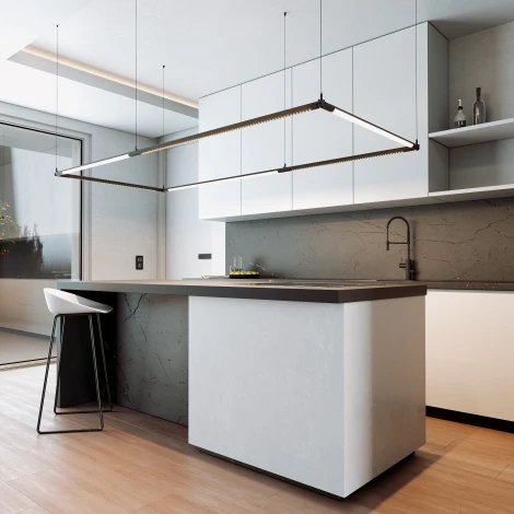 Набор подвеса угловой без питания Elektrostandard Module System 85188/00 (черный)