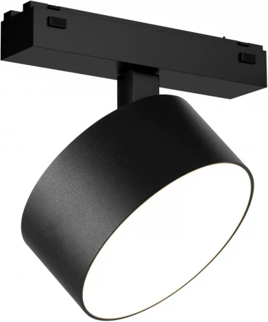 Трековый светильник магнитный 48V iLedex Vision48/25 4825-047-D120-15W-110DG-3000K-BK (круглые)