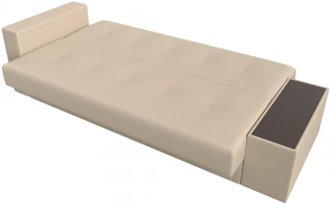 Диван-книжка Лига-020 стол справа (Бежевый,Коричневый/Экокожа) Лига Диванов арт.118537