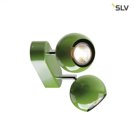 Спот Light Eye SLV, цоколь GU10, зеленый