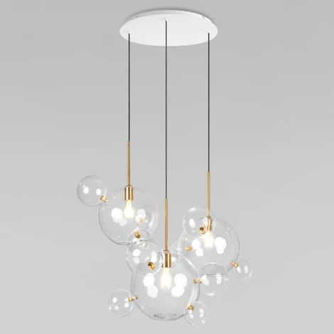 Подвесной светильник Loft It Bolle 2034-D3 (220V, на проводе, шарики, молекулы)
