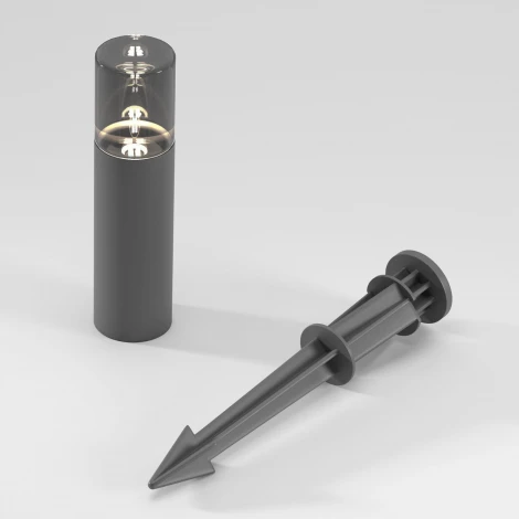 Грунтовый светильник Elektrostandard Hidden 35166/S LED серый (220V, круглые, IP54)