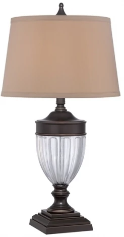 Интерьерная настольная лампа Quoizel Dennison QZ-DENNISON-PB (220V)
