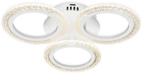 Потолочная люстра Ambrella Acrylica FA4050 (регулировка яркости, LED, 220V, пульт управления, кольцо)