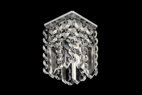 Встраиваемый светильник хрустальный Dio D'Arte Tayo Nickel GU10.5.14.8x8.123 N (220V)