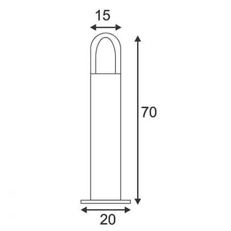 Наземный светильник Slv Rusty 229432