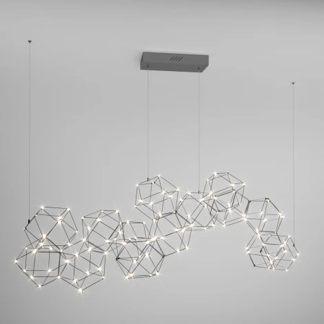 Подвесной светильник Uma 90168/14 черный жемчуг Eurosvet (LED, 220V, на тросе)