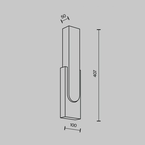 Бра светодиодное Modelux MODESTYLE MS.103.400 AB