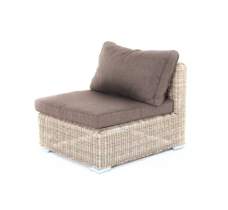 Модуль диванный прямой с подушками, цвет бежевый 4SIS Лунго YH-C1032W beige