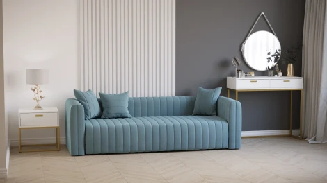 Консоль Калифорния Дрим К02 ясень браш белый/золото PUSH-OPEN