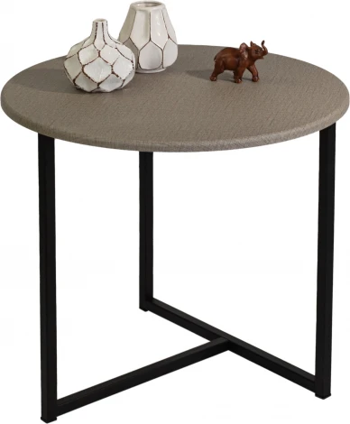 Стол журнальный BeautyStyle 27 текстиль темный/черный Mebelik арт.009007