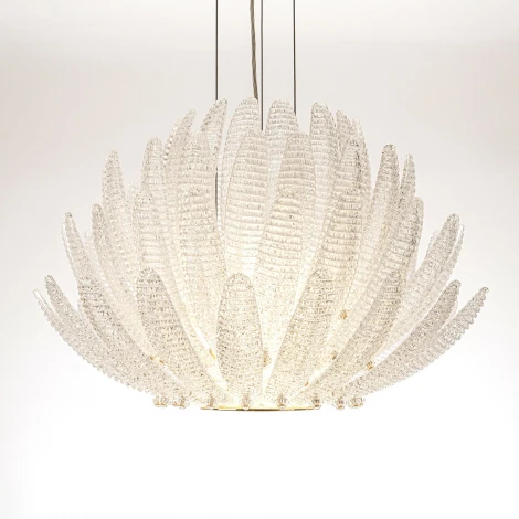 Подвесная люстра светодиодная хрустальная Modelux ML.9555.500 CP