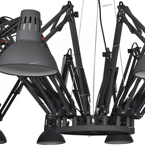Подвесная люстра Arte Lamp Ragno A2043SP-16BK