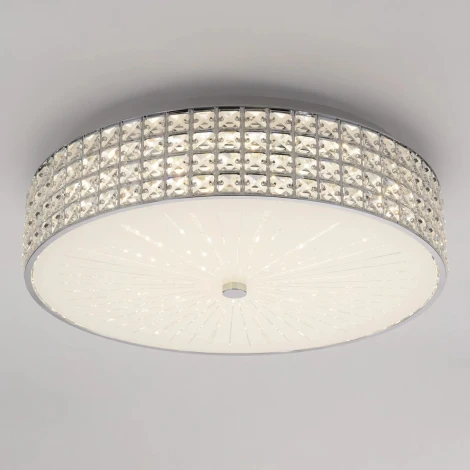 Потолочная люстра RGB на штанге Citilux Портал CL32418G1 (LED, 220V, пульт управления, круглые)