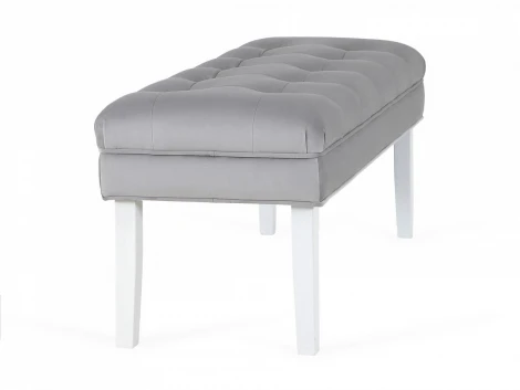 Банкетка Adel ОГОГО 825572 (серый, белый)