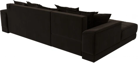 Диван угловой НордСтар левый угол (Коричневый/Микровельвет) Лига Диванов арт.121115L