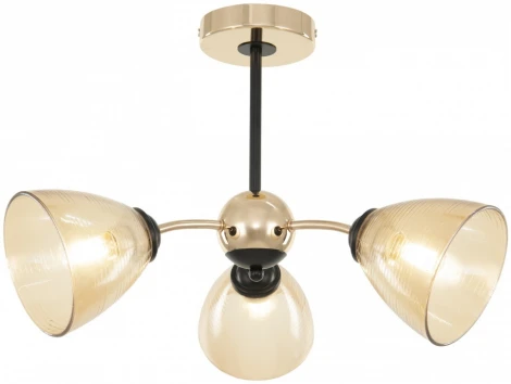 Потолочная люстра на штанге Arte Milano Napoli-329007 329007/3 GD.BK (220V)