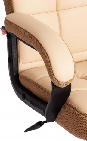 Компьютерное кресло игровое Tetchair TRENDY (Исскуственая кожа,Ткань/Бежевый)