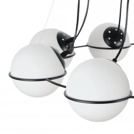 Подвесная люстра MyFar Julian MR2291-8P (220V, на проводе, шарики)