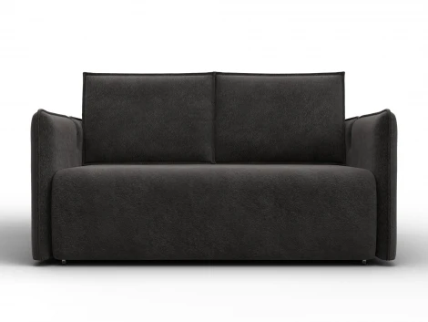 Диван прямой Лига-117 (ЛДСП,Брус,Фанера,Велюр/Темно-коричневый) Лига Диванов 137016