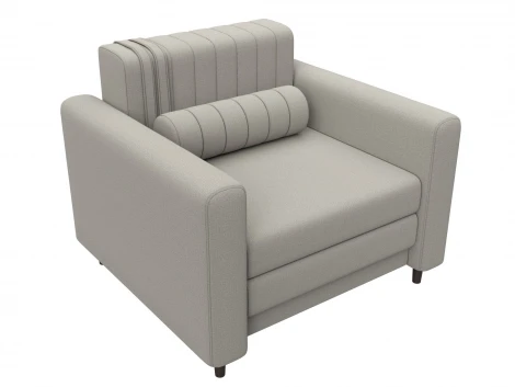 Кресло Лига-070 (ЛДСП,Брус,Фанера/Дерево/Рогожка/Бежевый) Лига Диванов 132542