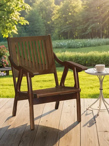 Кресло Массив решетка, каркас орех Mebelik арт.007761